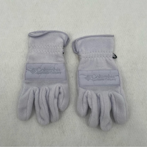 Columbia Accessories - COLUMBIA Women’s Fleece Gloves White/super light purple/blue size: Medium